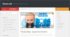 Desktop Screenshot of fracus.net